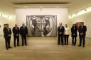 El presidente de la Junta asiste a la inauguración de la exposición Luis Fernández en el Museo de Bellas Artes
